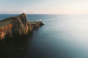 Cliffs and ocean